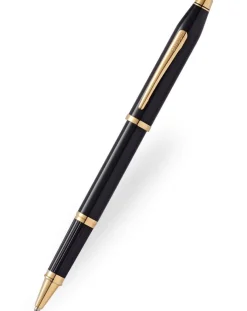 Cross Century II Black Gold Trim Rollerball Pen