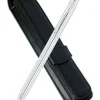 Cross Classic Century Lustrous Chrome Ballpoint Pen & Black Leather Pen Case