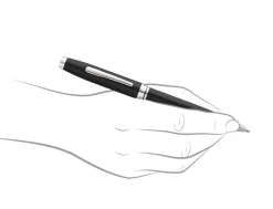 Cross Coventry Black Chrome Trim Ballpoint Pen