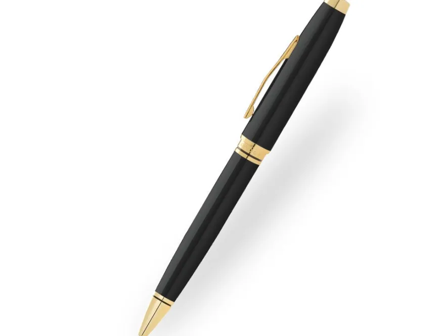 Cross Coventry Black Gold Trim Ballpoint Pen