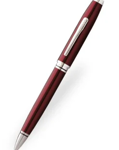 Cross Coventry Red Lacquer Chrome Ballpoint Pen