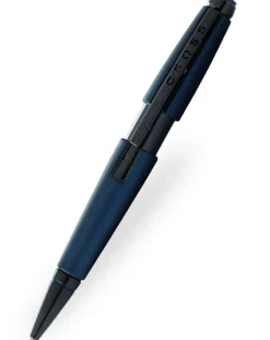 Cross Edge Metallic Blue Rollerball Pen