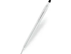 Cross Lustrous Chrome Ballpoint Pen & Amalfi Medium Leather Journal