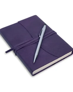 Cross Lustrous Chrome Ballpoint Pen & Amalfi Medium Leather Journal