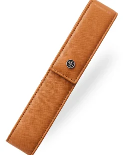 Cross Mocha Leather Magnetic Single Pen Case