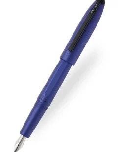 Cross Prism Deep Sea Blue Resin Black Fountain Pen