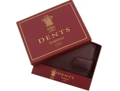 Dents Avon Leather Billfold Coin Pocket Wallet - English Tan