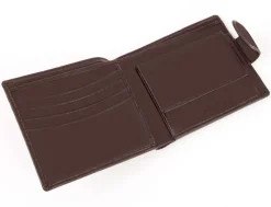 Dents Avon Leather Billfold Coin Pocket Wallet - English Tan