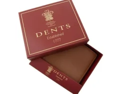 Dents Beauley Grained Leather Billfold Wallet - Cognac