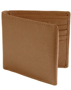Dents Beauley Grained Leather Billfold Wallet - Cognac