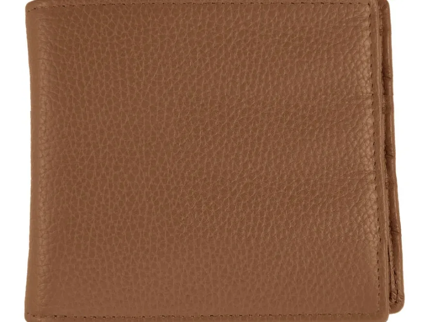 Dents Beauley Grained Leather Billfold Wallet - Cognac
