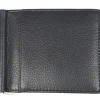 Dents Cherwell Pebble Grain Leather Bifold Wallet & Money Clip with RFID Blocking - Black & Bordeaux