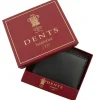 Dents Smooth Nappa Leather Zip-Round Wallet with RFID Protection - Black