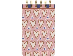 DesignWorks Ink A Dopo Hearts Twin Wire Notepad