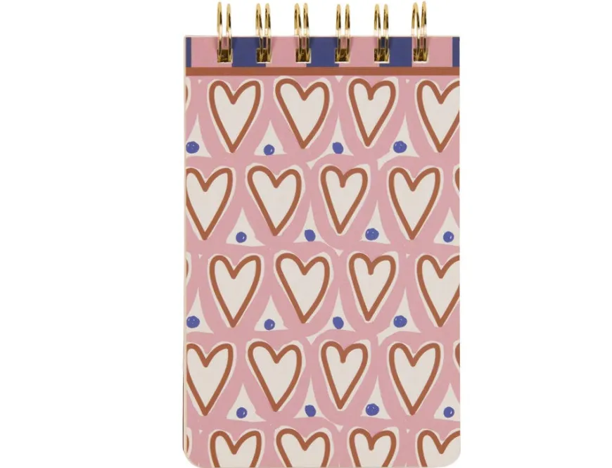 DesignWorks Ink A Dopo Hearts Twin Wire Notepad