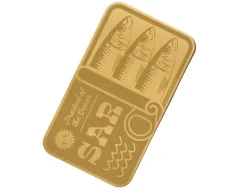 DesignWorks Ink Brass Bookmark - Sardines