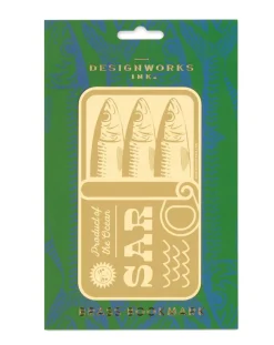 DesignWorks Ink Brass Bookmark - Sardines
