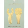 DesignWorks Ink Brass Page Tabs - Lucky Charms