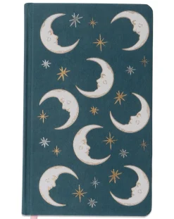 DesignWorks Ink Celestial Teal Moon Bookcloth Journal