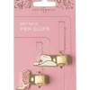 DesignWorks Ink Set of 2 Pen Clips - Cowgirl Hat & Boot