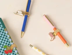 DesignWorks Ink Set of 2 Pen Clips - Cowgirl Hat & Boot