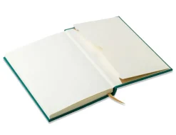 DesignWorks Ink Suedette Linear Boxes Green Hardcover Journal