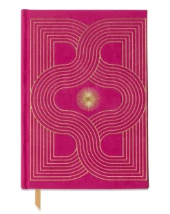 DesignWorks Ink Suedette Radiant Fuchsia Hardcover Journal