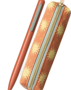 DesignWorks Ink Terracotta Sun Pen & Pouch Set