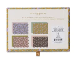 DesignWorks Ink Vintage Floral Set of 16 Assorted Notecards