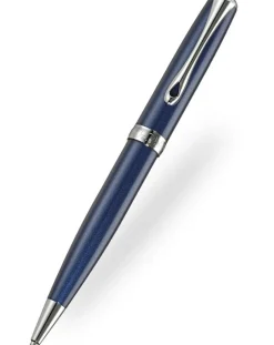 Diplomat Excellence Midnight Blue Chrome Trim Ballpoint Pen