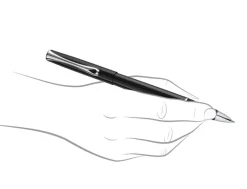 Diplomat Traveller Black Lacquer Rollerball Pen