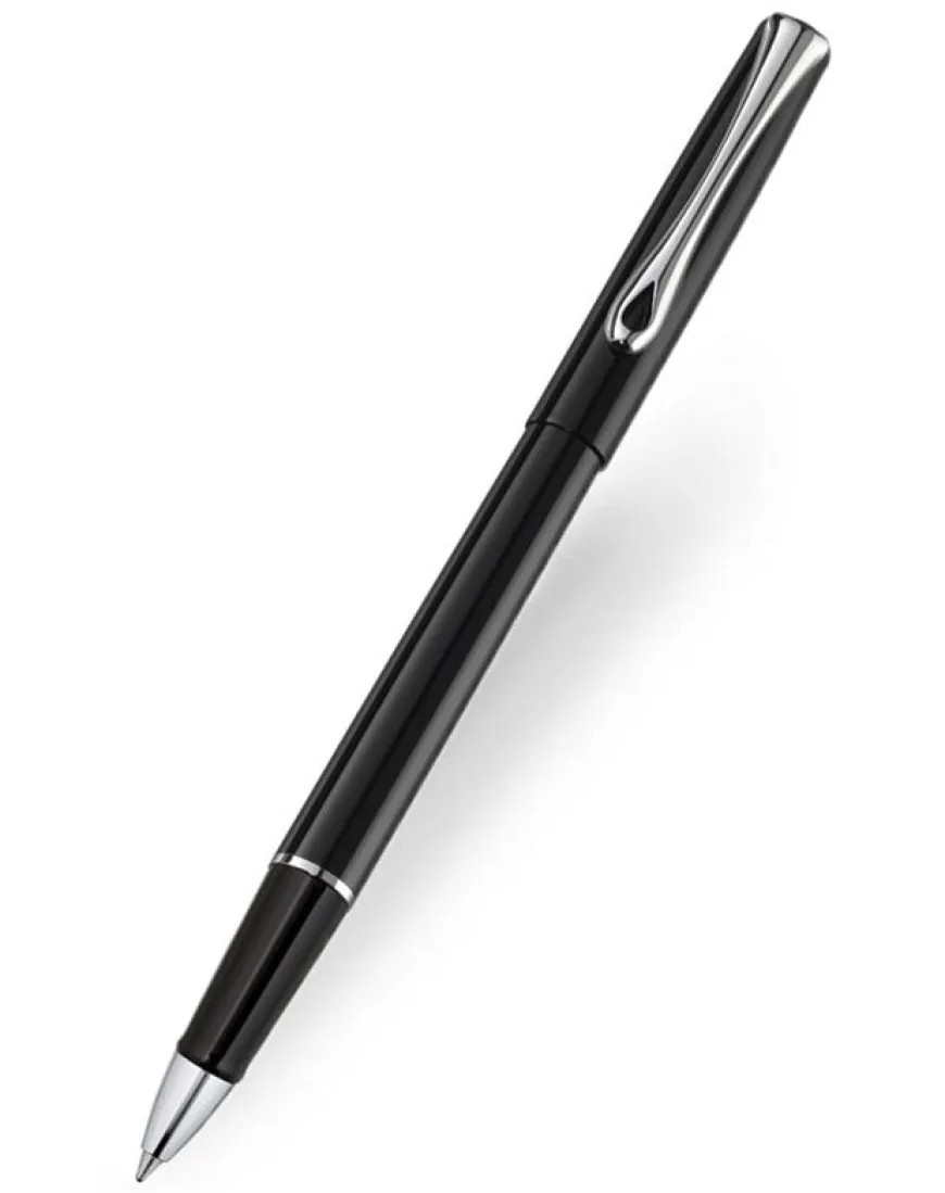Diplomat Traveller Black Lacquer Rollerball Pen