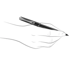 Diplomat Traveller Black Lacquer Ballpoint Pen