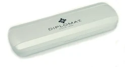 Diplomat Traveller Stainless Steel Gold Trim Rollerball Pen