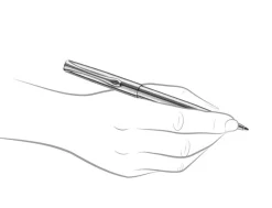 Diplomat Traveller Stainless Steel Chrome Trim Ballpoint Pen