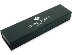 Diplomat Traveller Stainless Steel Chrome Trim Rollerball Pen