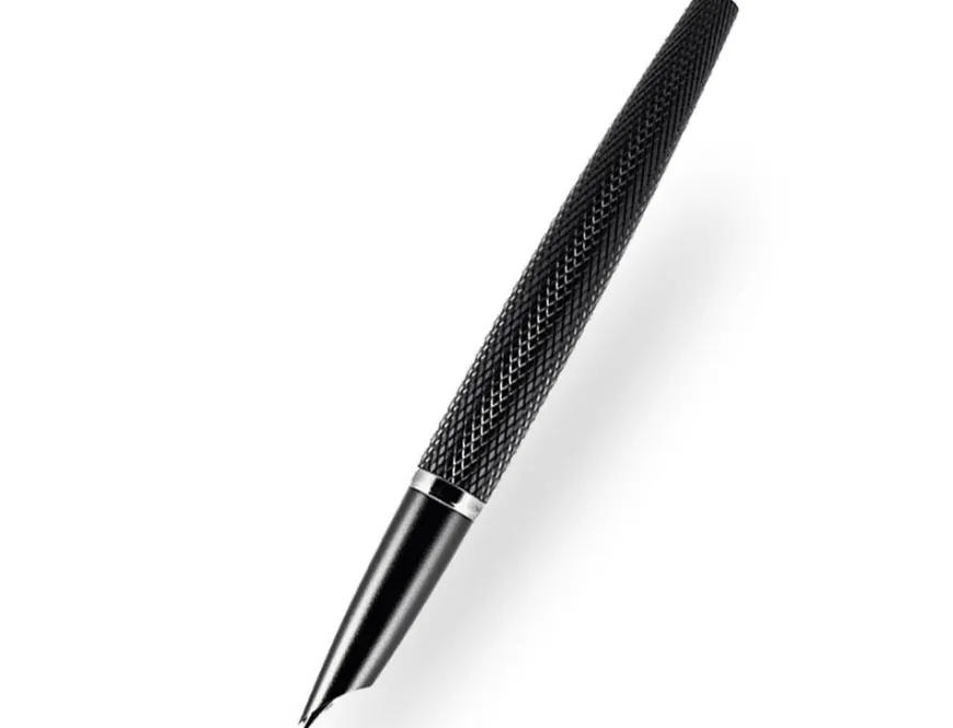 Diplomat Viper Black Guilloche Fountain Pen