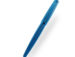 Diplomat Viper Blue Guilloche Rollerball Pen