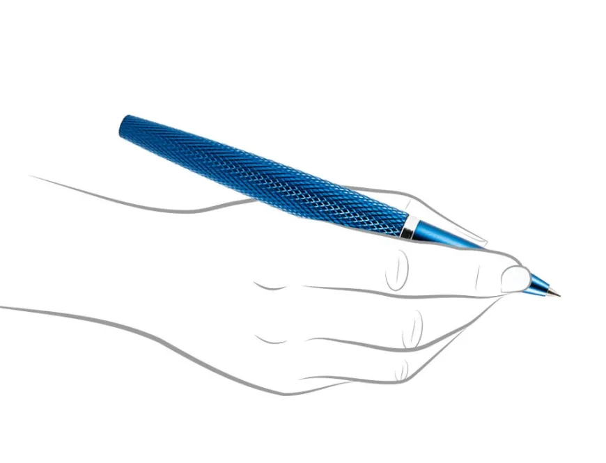 Diplomat Viper Blue Guilloche Fountain Pen