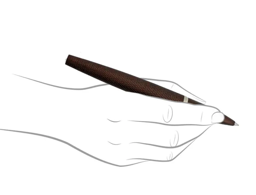 Diplomat Viper Brown Guilloche Rollerball Pen