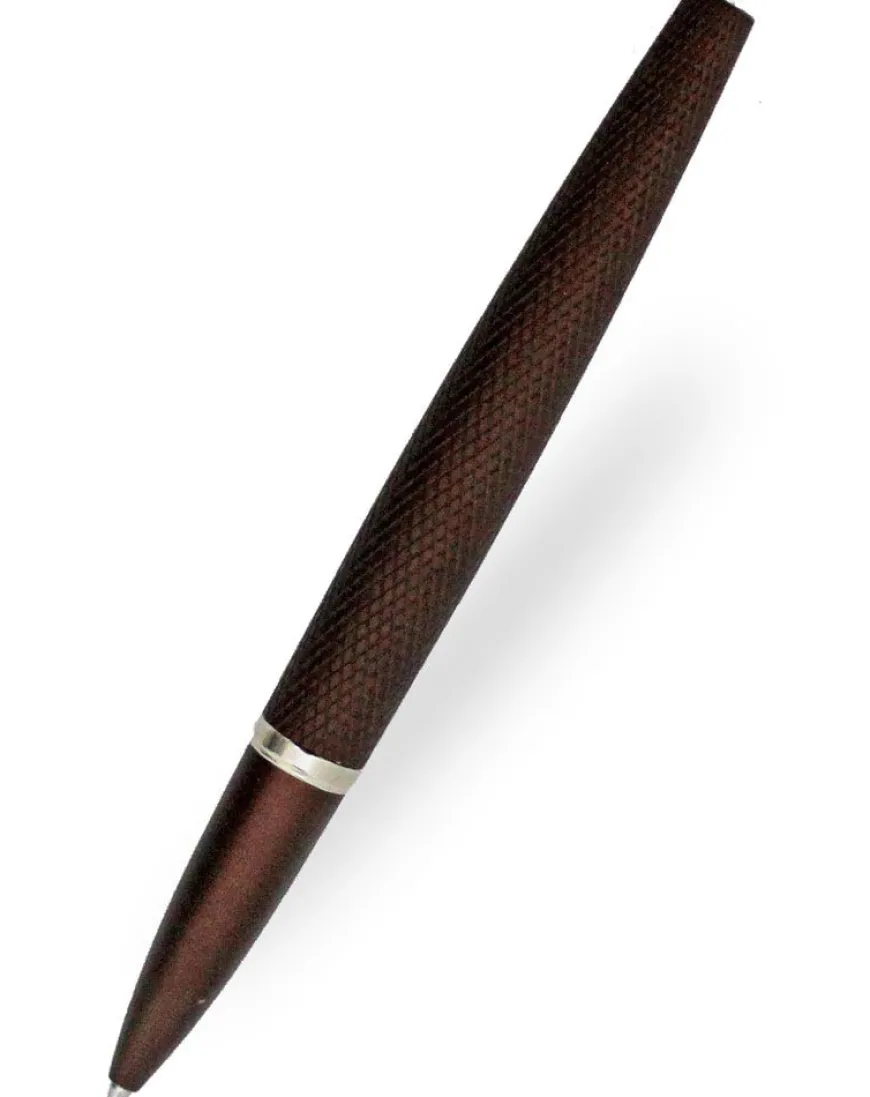 Diplomat Viper Brown Guilloche Rollerball Pen