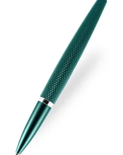 Diplomat Viper Green Guilloche Rollerball Pen