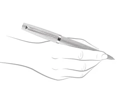 Diplomat Viper Silver Guilloche Ballpoint Pen