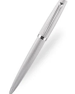 Diplomat Viper Silver Guilloche Ballpoint Pen