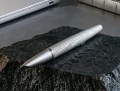 Diplomat Viper Silver Guilloche Fountain Pen