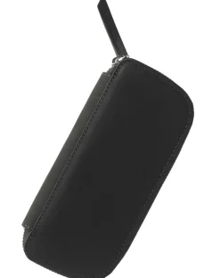 Endless Companion Leather Adjustable 3 Pen Pouch – Black