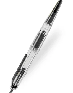 Endless Phantom Clear Black Retractable Fountain Pen