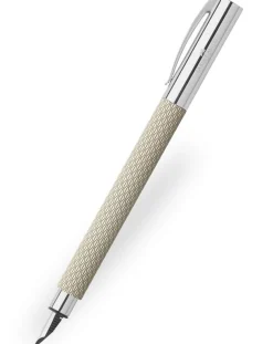 Faber-Castell Ambition OpArt White Sand Fountain Pen