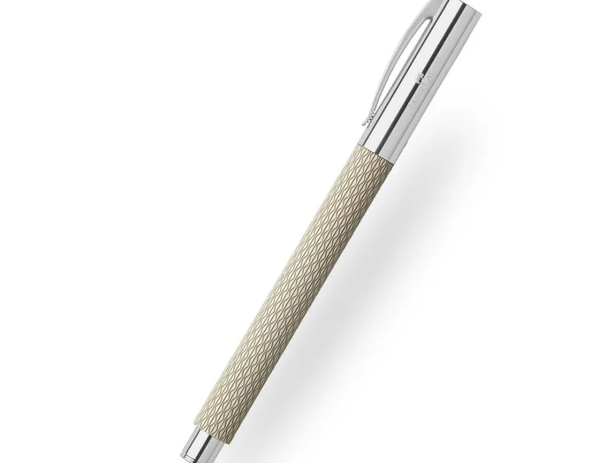 Faber-Castell Ambition OpArt White Sand Fountain Pen