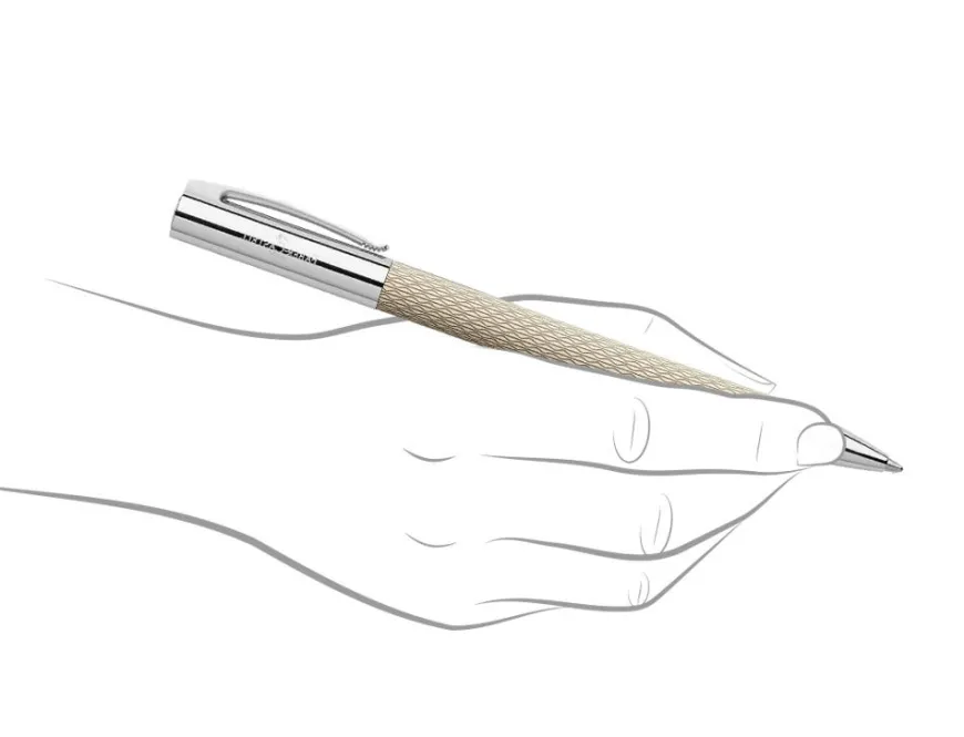 Faber-Castell Ambition OpArt White Sand Ballpoint Pen